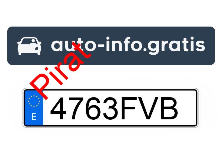 Pirat drogowy w pojeździe o numerach rejestracyjnych 4763FVB