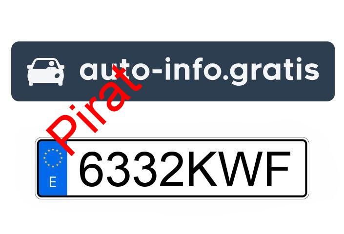 Pirat drogowy w pojeździe o numerach rejestracyjnych 6332KWF