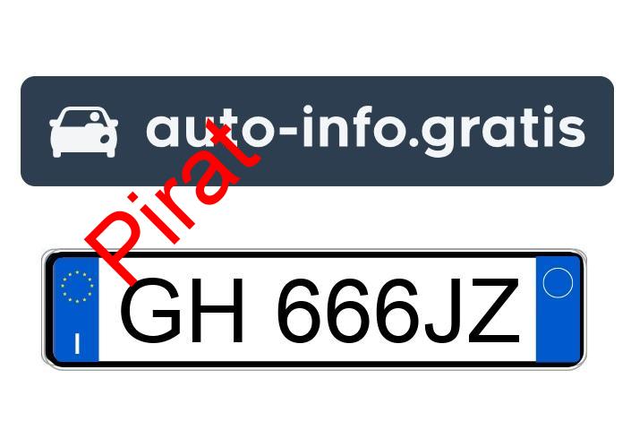 Pirat drogowy w pojeździe o numerach rejestracyjnych GH666JZ