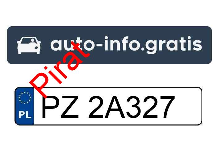 Pirat drogowy w pojeździe o numerach rejestracyjnych PZ2A327