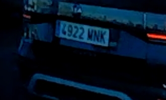 Pirat drogowy w pojeździe o numerach rejestracyjnych 4922MNK