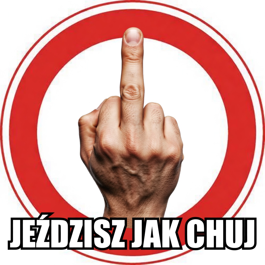 Pirat drogowy w pojeździe o numerach rejestracyjnych PLE22729