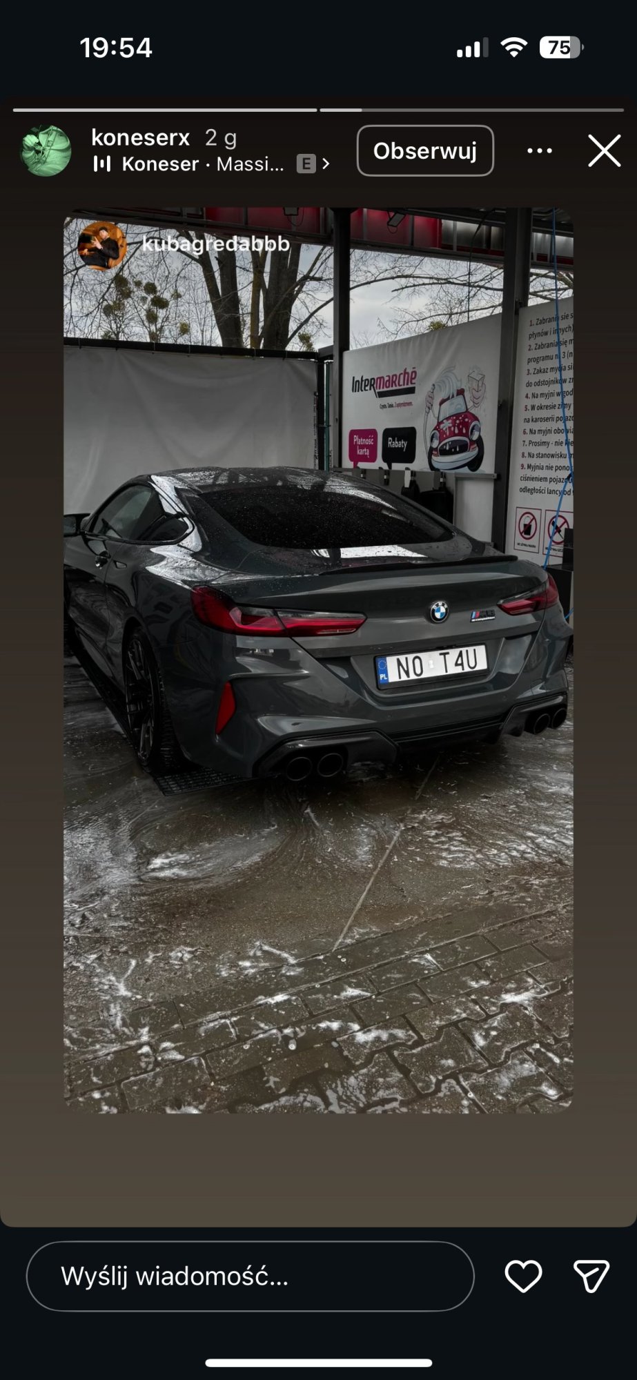 Numer rejestracyjny EBE 29341 posiada BMW M 8 Coupe 4.4 MR`18 E6d F92 xDrive M Competition Step - EBE29341 Numer rejestracyjny EBE 29341 posiada BMW M 8 Coupe 4.4 MR`18 E6d F92 xDrive M Competition Step - EBE29341