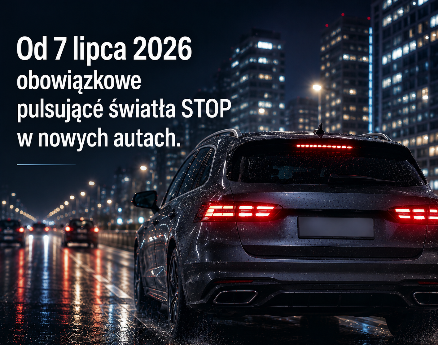 Od 7 lipca 2026 obowiązkowe pulsujące światła STOP ...
