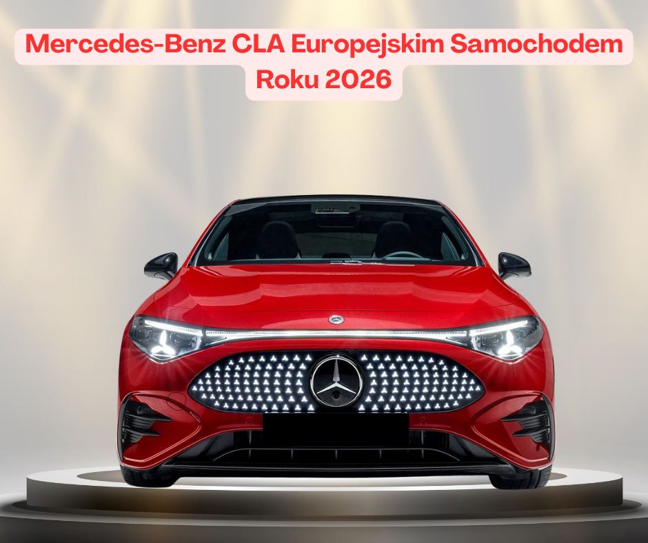 Mercedes-Benz CLA Europejskim Samochodem Roku 2026