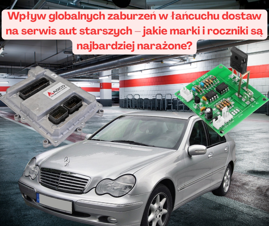 Wpływ globalnych zaburzeń w łańcuchu dostaw na serwis aut starszych – jakie marki i roczniki są najbardziej narażone?