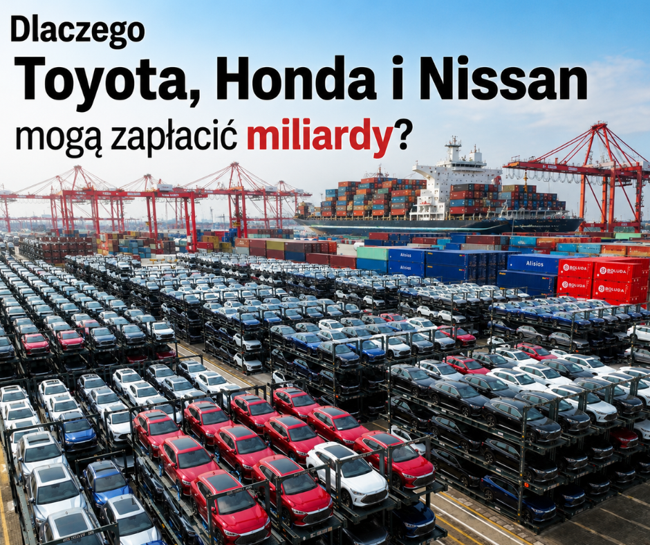 Dlaczego Toyota, Honda i Nissan mogą zapłacić miliardy?
