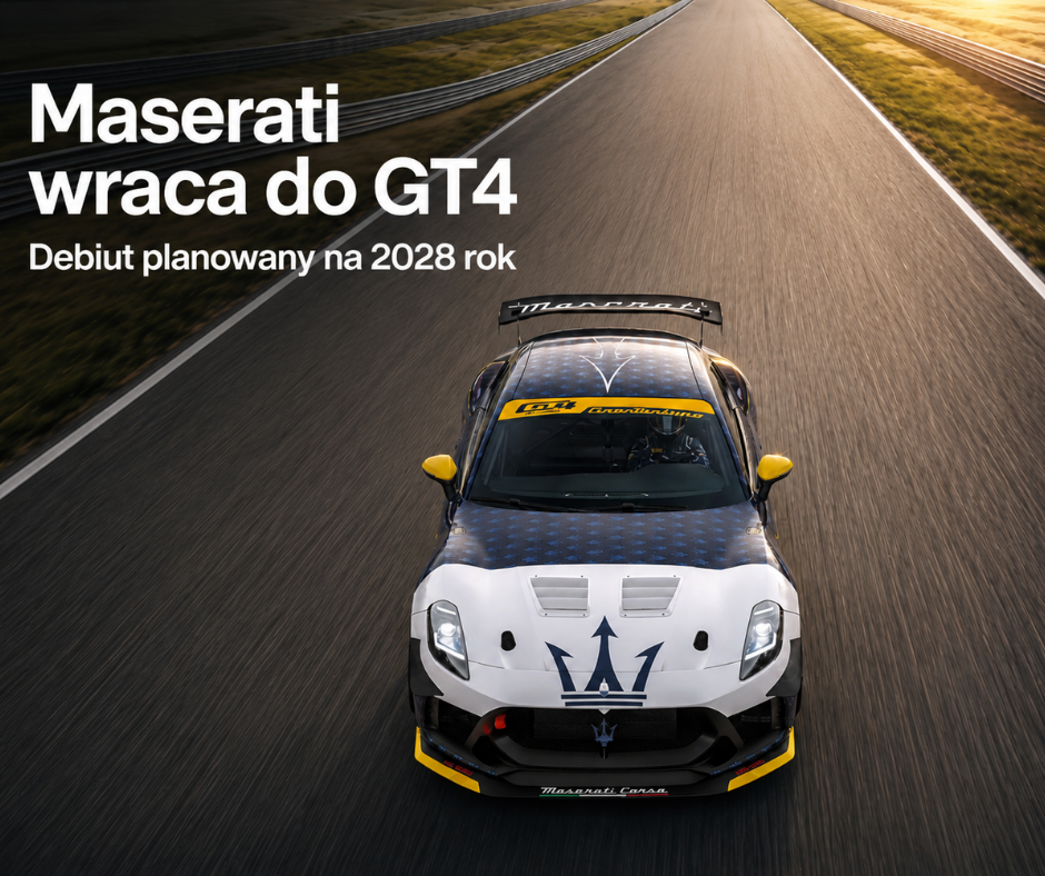 Maserati wraca do bardziej dostępnych wyścigów. ...
