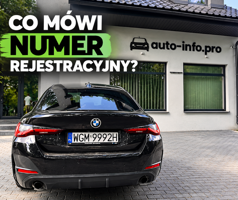 Co mówi numer rejestracyjny?