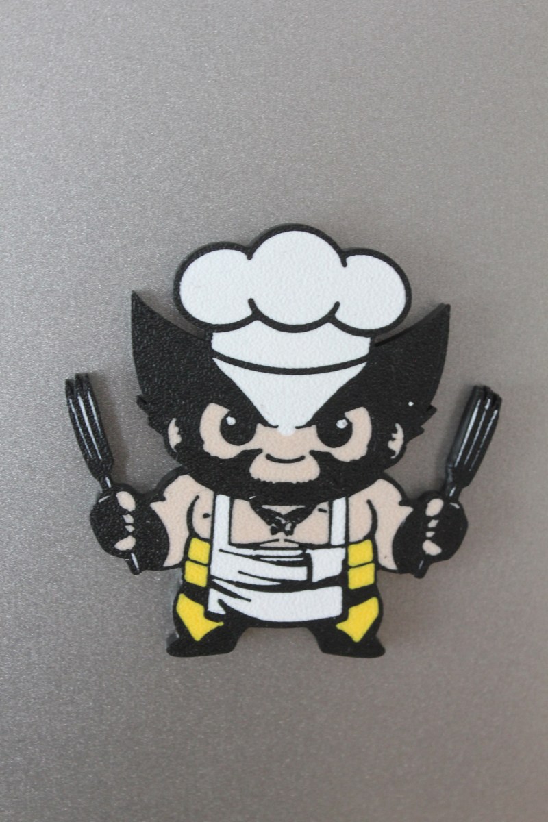 Magnes na lodówkę Wolverine szalony kucharz