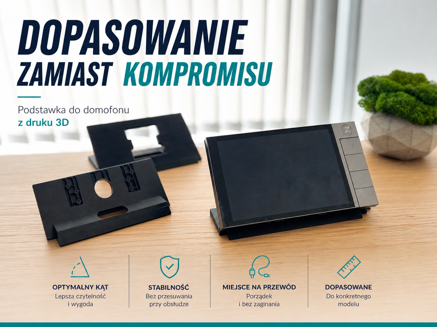 Dedykowane podstawki do paneli i domofonów - kiedy standardowe rozwiązania nie wystarczają