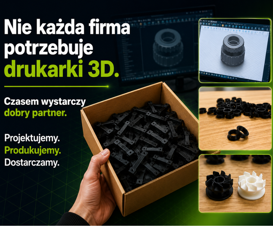 Drukarka 3D czy sprawdzony partner? W biznesie odpowiedź nie zawsze jest oczywista.