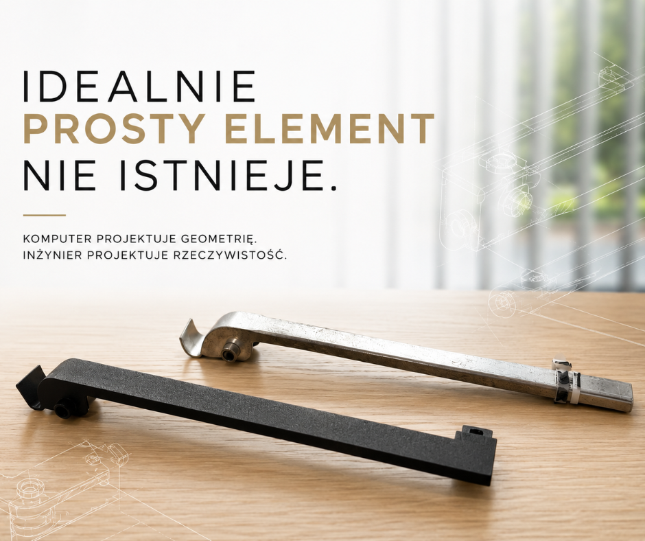 Idealnie prosty element nie istnieje.