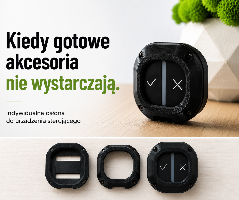 Kiedy gotowe akcesoria nie wystarczają. Indywidualna osłona do urządzenia sterującego.