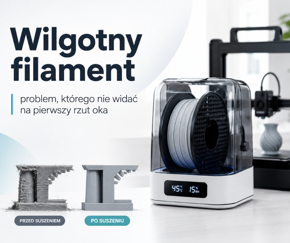 Wilgotny filament - problem, którego nie widać na pierwszy rzut oka.