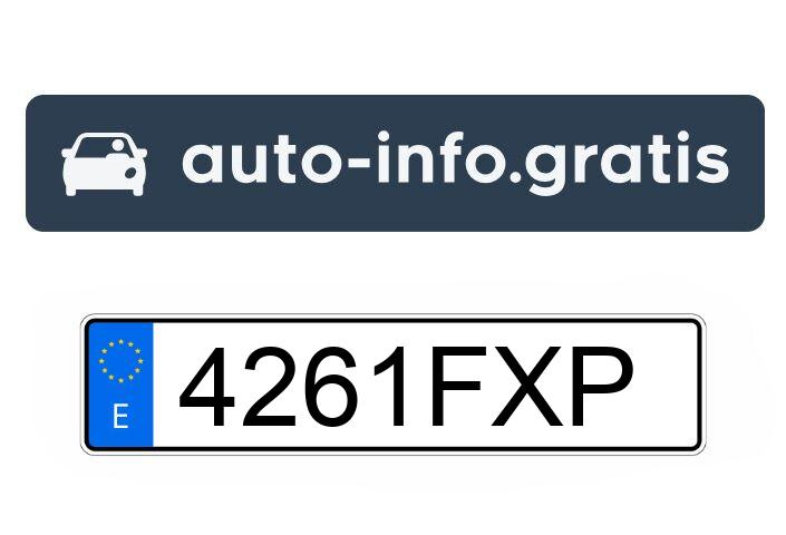 Parking Master en un vehículo con números 4261FXP