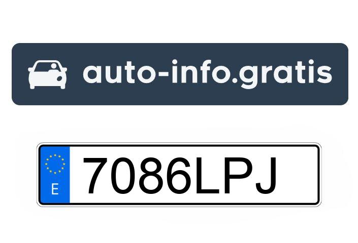 Stulet fordon med registreringsnummer 7086LPJ