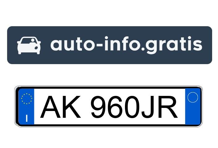 Skradziono pojazd o numerach rejestracyjnych AK960JR