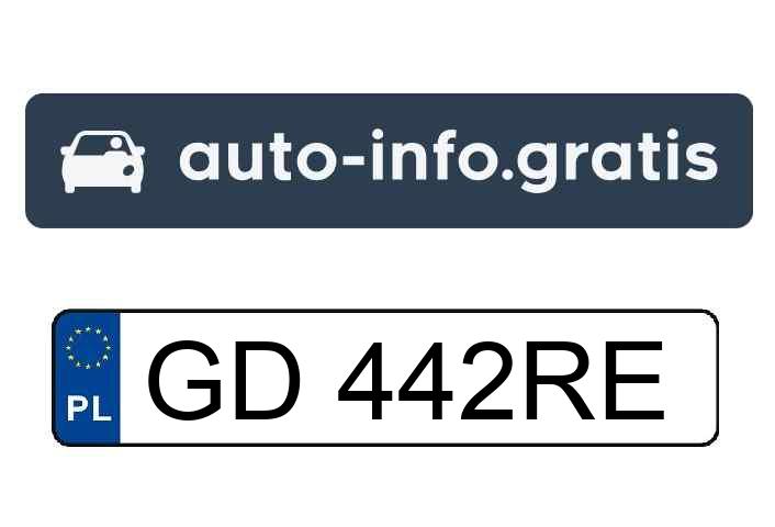 Mestre de estacionamento em um veículo com números GD442RE