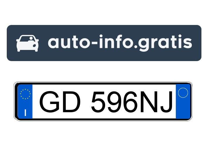 Mestre de estacionamento em um veículo com números GD596NJ