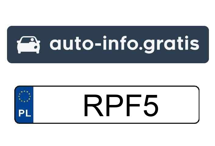 Mestre de estacionamento em um veículo com números RPF5