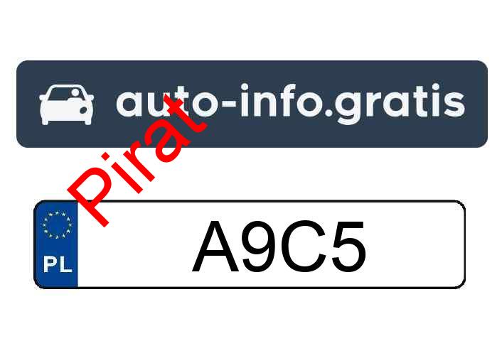 Pirat drogowy w pojeździe o numerach rejestracyjnych A9C5 Pirat drogowy w pojeździe o numerach rejestracyjnych A9C5