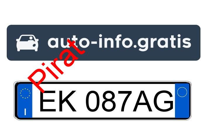 Pirat drogowy w pojeździe o numerach rejestracyjnych EK087AG