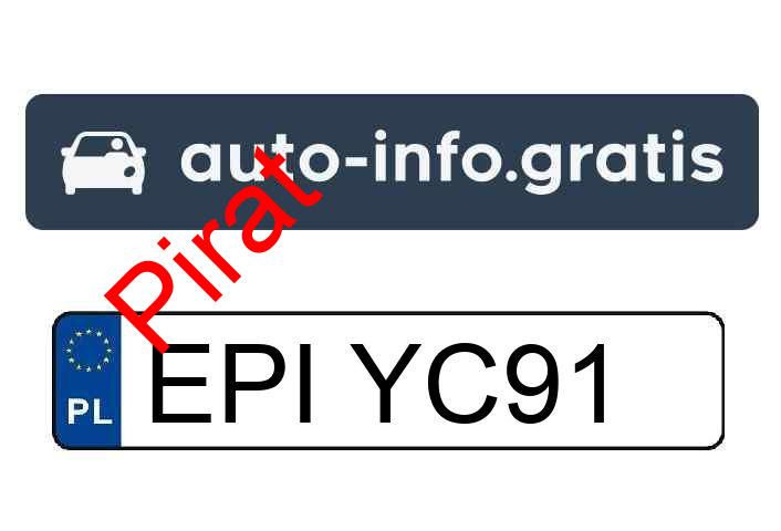 Pirata della strada in un veicolo con numero di targa EPIYC91
