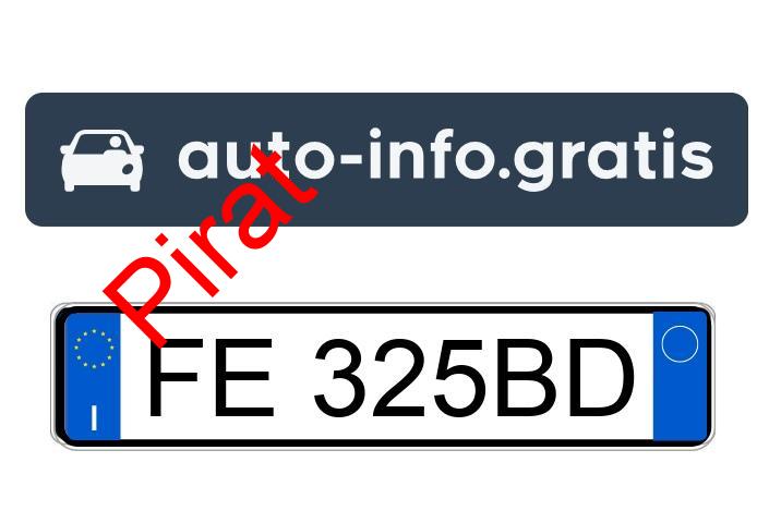 Pirat drogowy w pojeździe o numerach rejestracyjnych FE325BD