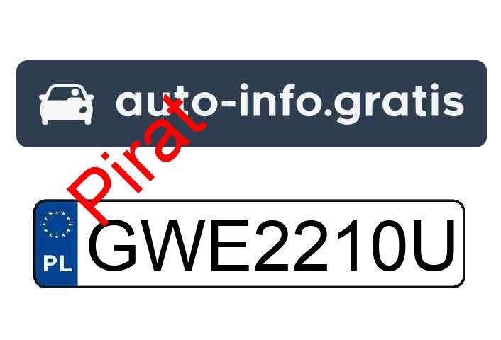 Pirat drogowy w pojeździe o numerach rejestracyjnych GWE2210U Pirat drogowy w pojeździe o numerach rejestracyjnych GWE2210U