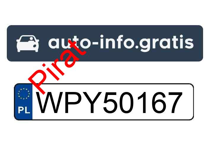 Pirat drogowy w pojeździe o numerach rejestracyjnych WPY50167 Pirat drogowy w pojeździe o numerach rejestracyjnych WPY50167