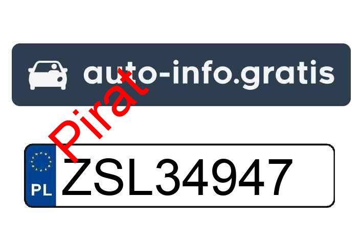 Pirat drogowy w pojeździe o numerach rejestracyjnych ZSL34947 Pirat drogowy w pojeździe o numerach rejestracyjnych ZSL34947