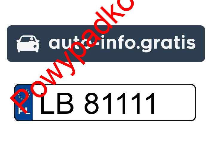 Pojazd o numerach LB81111 uczestniczył w wypadku