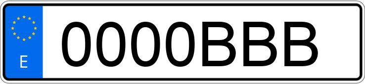 Numer rejestracyjny 0000BBB posiada INFINITI Q30