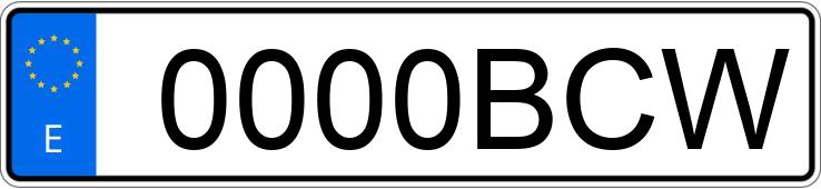 Numer rejestracyjny 0000BCW posiada FORD FOCUS