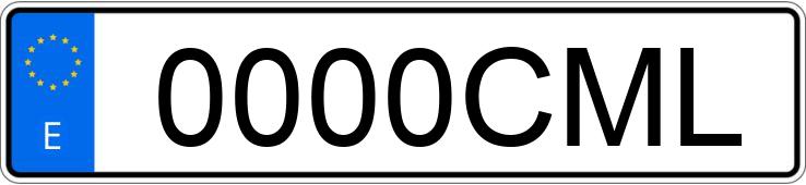 Numer rejestracyjny 0000CML posiada SUZUKI BURGMAN 150