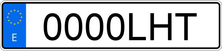 Numer rejestracyjny 0000LHT posiada BMW SERIE 1 Numer rejestracyjny 0000LHT posiada BMW SERIE 1