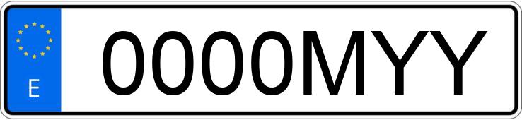 Numer rejestracyjny 0000MYY posiada HONDA CBR 600