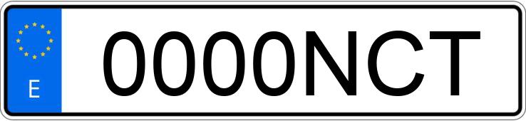 Numer rejestracyjny 0000NCT posiada MAZDA CX-5