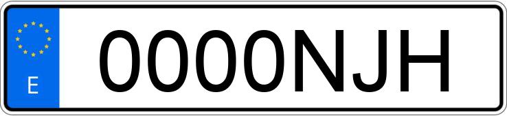 Numer rejestracyjny 0000NJH posiada HYUNDAI TUCSON