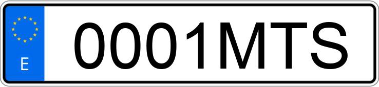 Numer rejestracyjny 0001MTS posiada TOYOTA COROLLA Numer rejestracyjny 0001MTS posiada TOYOTA COROLLA