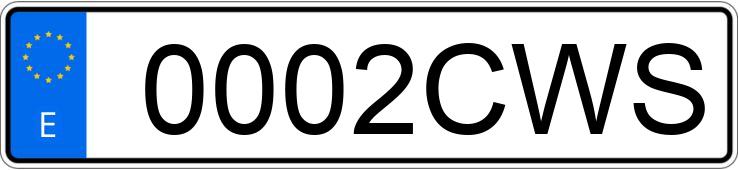 Numer rejestracyjny 0002CWS posiada TOYOTA LAND CRUISER Numer rejestracyjny 0002CWS posiada TOYOTA LAND CRUISER