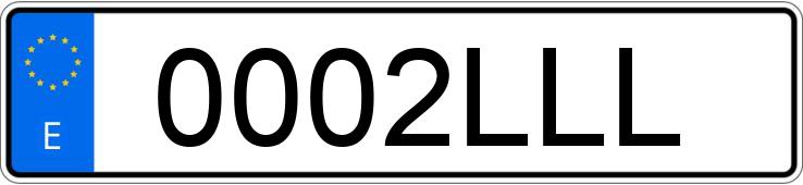 Numer rejestracyjny 0002LLL posiada KYMCO PEOPLE 125