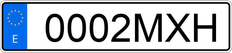 Numer rejestracyjny 0002MXH posiada DS DS7 Numer rejestracyjny 0002MXH posiada DS DS7