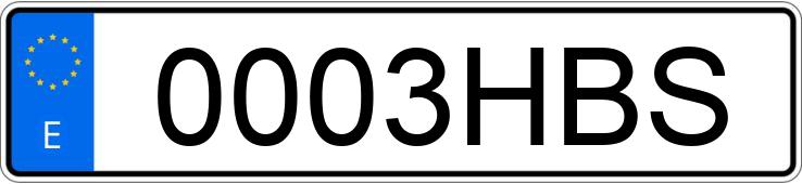 Numer rejestracyjny 0003HBS posiada KIA SPORTAGE