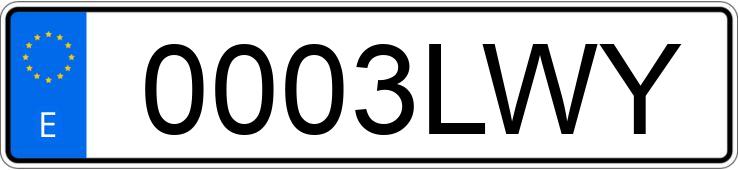 Numer rejestracyjny 0003LWY posiada PEUGEOT 208 Numer rejestracyjny 0003LWY posiada PEUGEOT 208