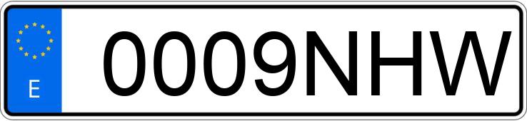 Numer rejestracyjny 0009NHW posiada RENAULT 5 Numer rejestracyjny 0009NHW posiada RENAULT 5