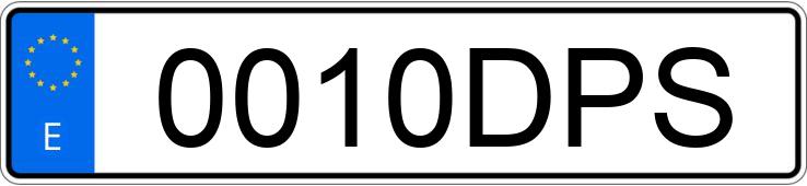 Numer rejestracyjny 0010DPS posiada SEAT IBIZA Numer rejestracyjny 0010DPS posiada SEAT IBIZA