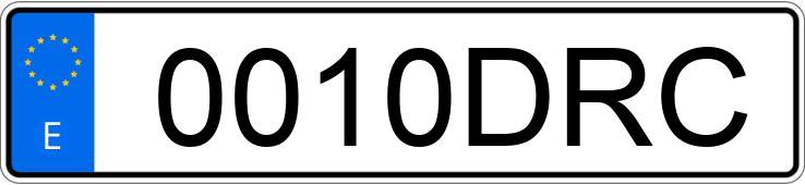 Numer rejestracyjny 0010DRC posiada NISSAN PATHFINDER