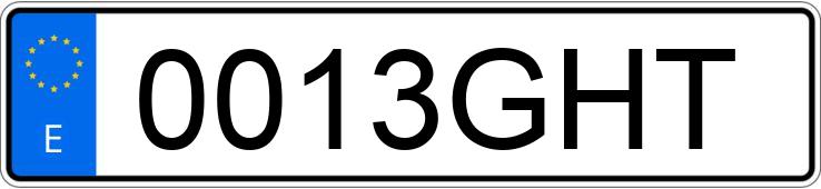 Numer rejestracyjny 0013GHT posiada MINI MINI